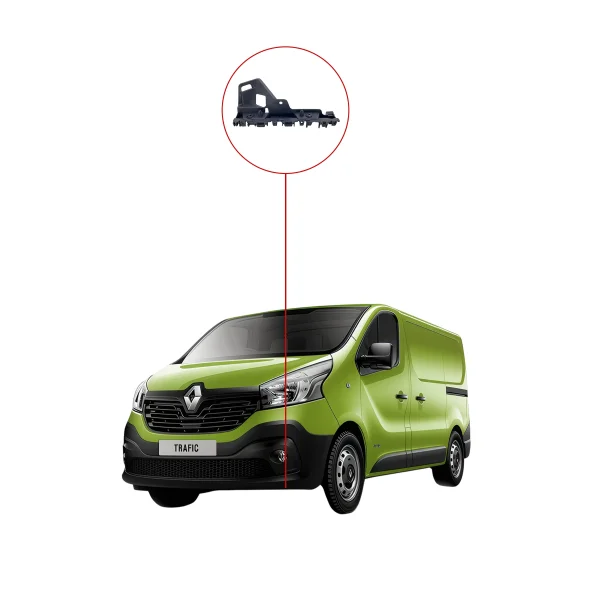 Renault Trafic 3 Ön Tampon Braketi - SOL - 620505064R