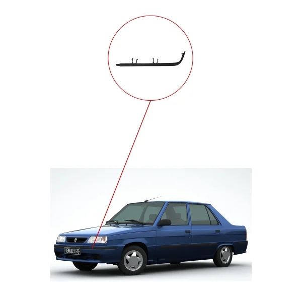 Renault 9 Broadway Far Alt Çıtası, Far Kaşı - SOL - 7700773690