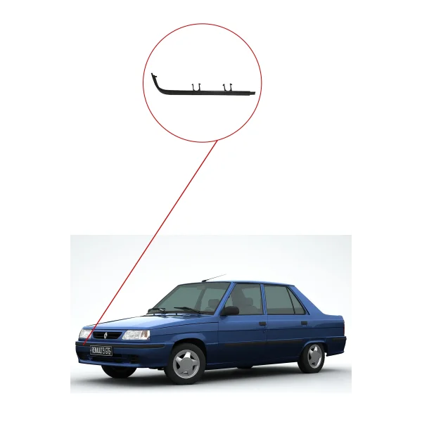 Renault 9 Broadway Far Alt Çıtası, Far Kaşı - SAĞ - 7700773691