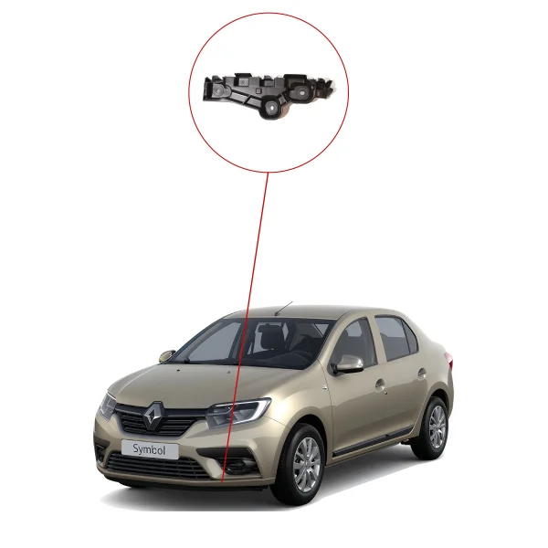 Renault Clio 2, Symbol Joy, Logan 2, Sandero 2 Ön Tampon Braketi Ayağı - SOL - 631433758R
