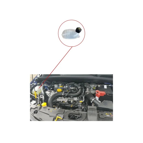 Renault Clio 5 Radyatör Ek Genleşme Deposu (Kapaklı) - 217102572R