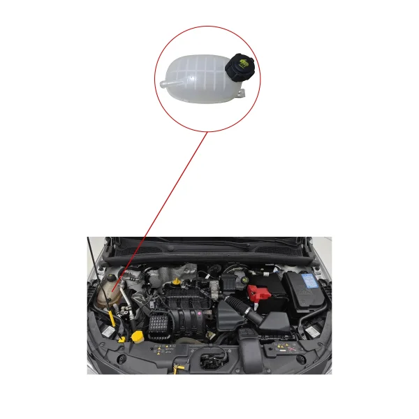 Renault Clio 5, Taliant, Dacia Jogger Genleşme/Radyatör Ek Deposu Kapaklı - 217102572R