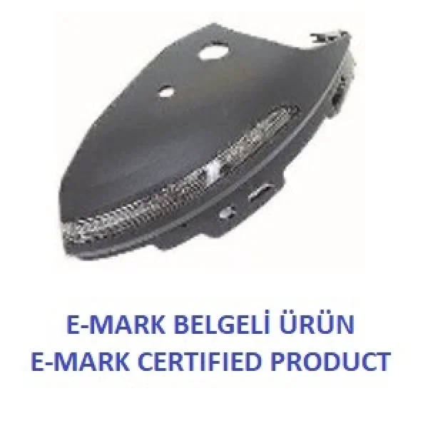 Renault Clio 5 Dış Dikiz Ayna Sinyali Kapaklı Ledli Hatchback - SOL Orijinal Eşdeğer - E-Mark sertifikalı - 963066605R