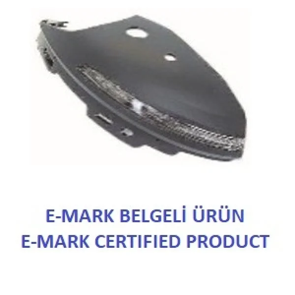 Renault Clio 5 Dış Dikiz Ayna Sinyali Kapaklı Ledli Hatchback - SAĞ Orijinal Eşdeğer - E-Mark sertifikalı- 963053618R