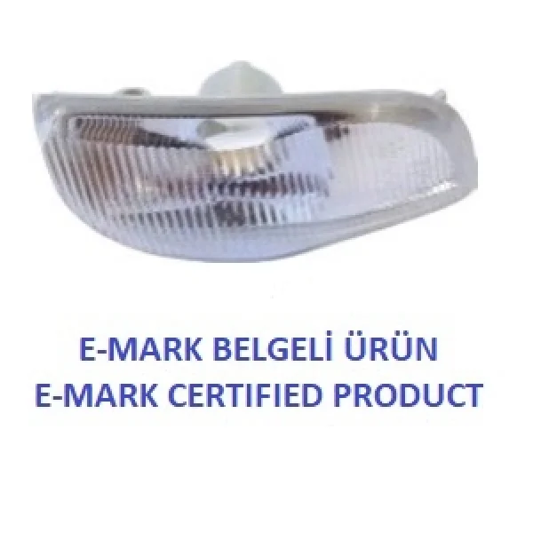 Renault Clio Symbol Joy, Dacia Logan 2, Sandero 2 Dış Dikiz Ayna Sinyali - SAĞ Orijinal Eşdeğer - E-Mark sertifikalı - 261600977R