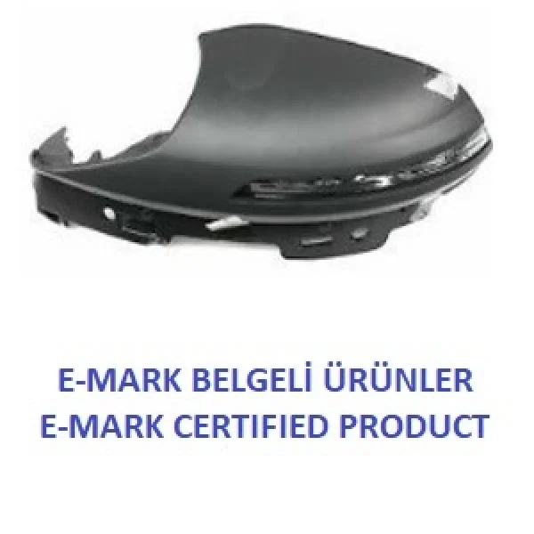 Renault Megane 4 Dış Dikiz Ayna Kapağı Alt Led Sinyalli - SAĞ Orijinal Eşdeğer - E-Mark sertifikalı - 963053102R