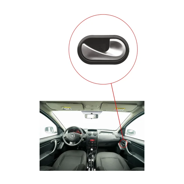 Dacia Dokker, Duster, Sandero, Logan İç Kapı Açma Kolu Mat Krom - SAĞ - 8200735218