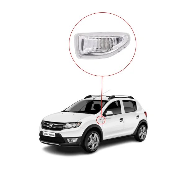 Dacia Sandero 2, Stepway Ön Çamurluk Sinyali - SOL - 261651140R