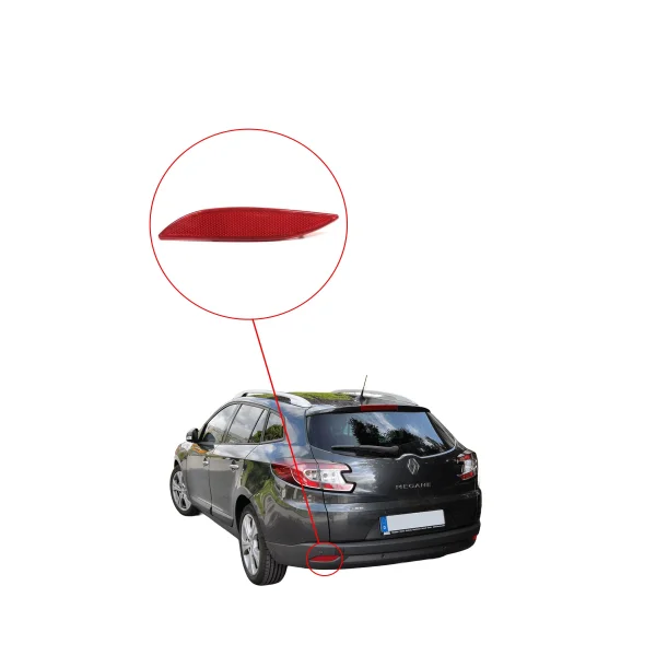 Fluence - Megane 3 Tampon Reflektörü - SOL - 265650004R