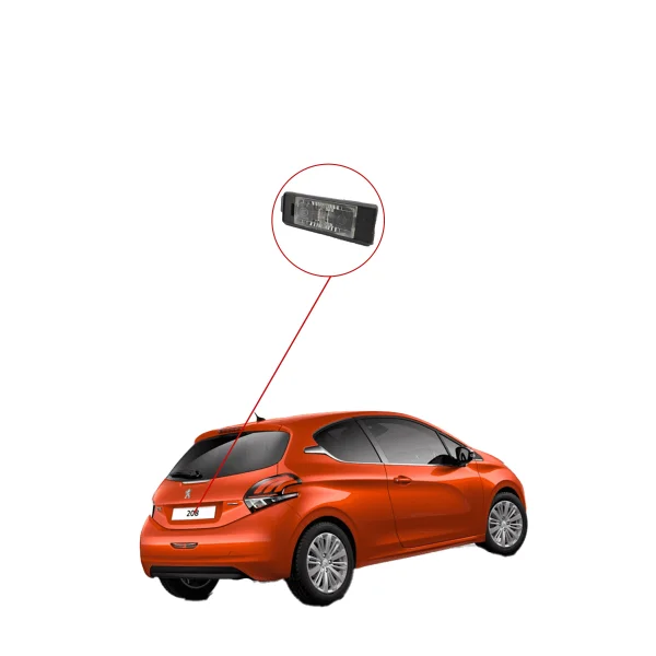 Peugeot-Citroen Plaka Aydinlatma Lambasi - 9661480980 - 6340F0