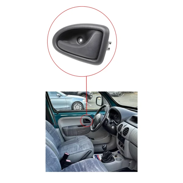 Renault 9, 11, 19, 21, Megane Kapı İç Açma Kolu Gri - SOL - 8200028994