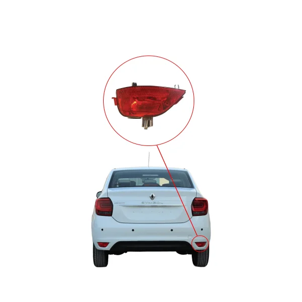 Renault Clio 2, Symbol Joy Arka Tampon Reflektörü - SAĞ -265605279R
