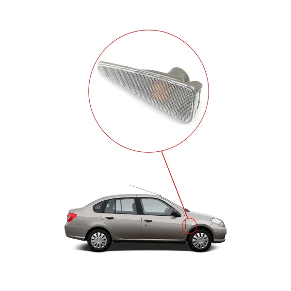 Renault Clio 2, Symbol, Thalia Çamurluk Sinyali Beyaz - SAĞ - 8200602765