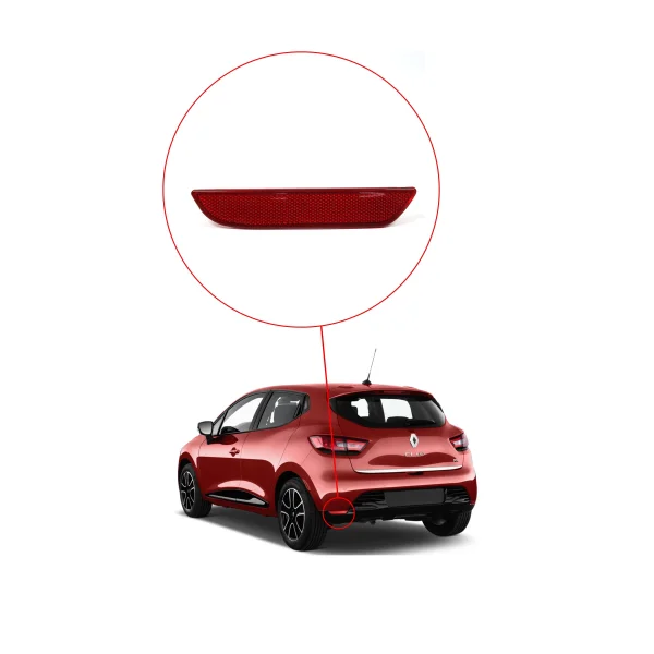 Renault Clio 4 Arka Tampon Reflektörü - SOL - 265659650R