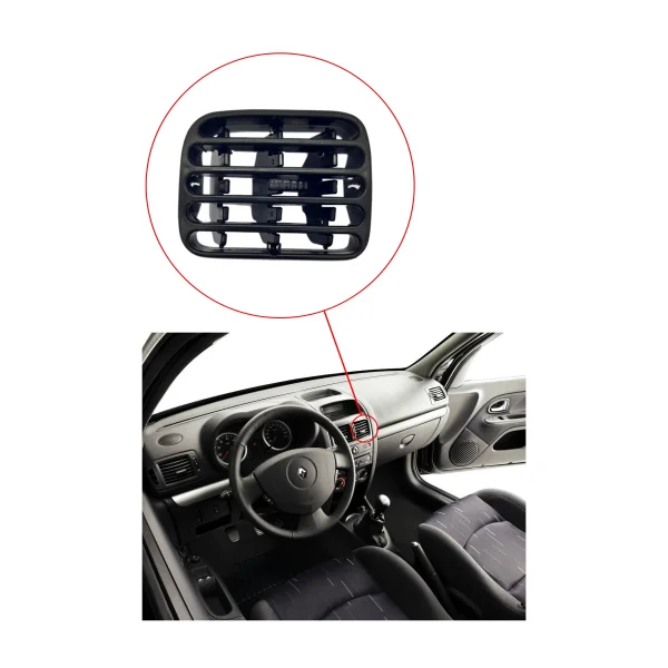 Renault Clio Havalandırma Siyah - ORTA SOL - 7702258279