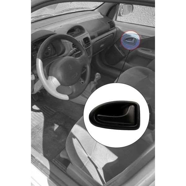 Renault Clio, Scenic, Trafic, Logan, Daily, Master, Movano Siyah Iç Açma Kapı Kolu-SOL-7700434716