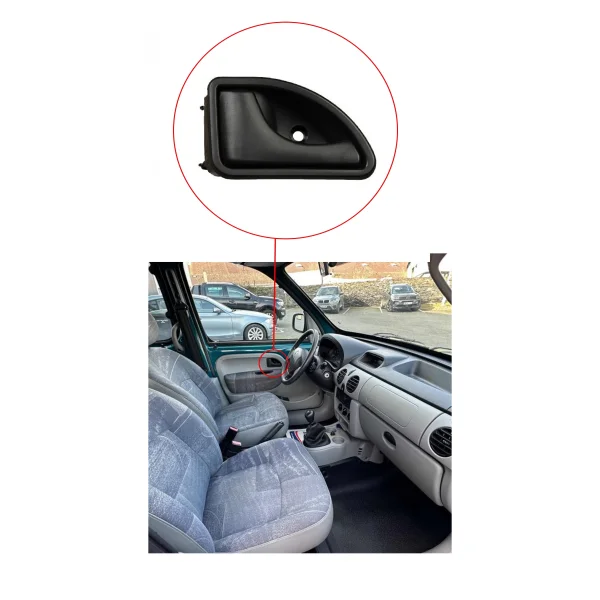 Renault Kangoo, Renault Twıngo Kapı İç Açma Kolu Siyah - SOL - 7700309313