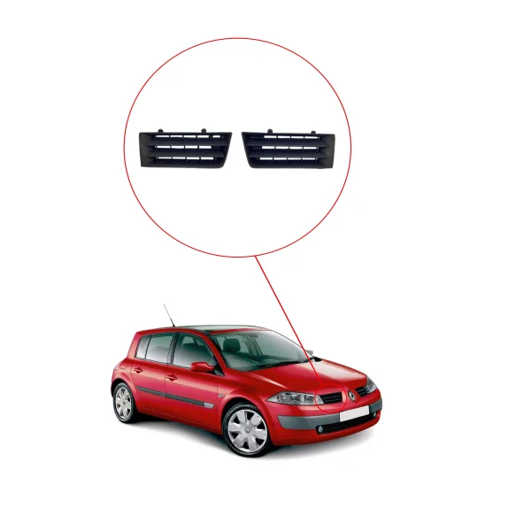 Renault Megane 2 Ön Tampon Panjuru Takımı - 7701476893