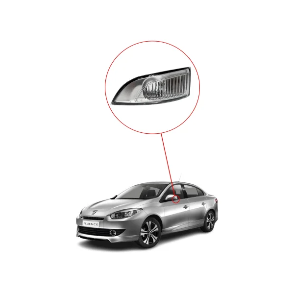 Renault Megane 3, Fluence Ayna Sinyali - SOL - 261656470R