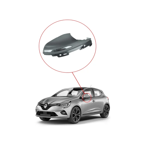 Renault Megane 4 Dış Dikiz Ayna Kapağı Alt Led Sinyalli - SOL - 963066878R