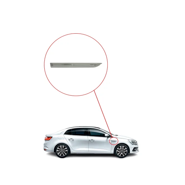 Renault Megane 4 Ön Çamurluk Çıtası Krom - SAĞ - 990429948R