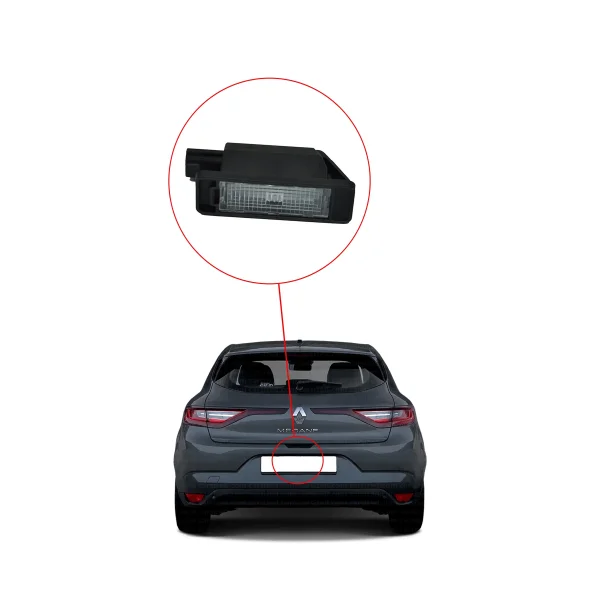Renault Megane 4 Plaka Lambası Yeni Model - 265109648R