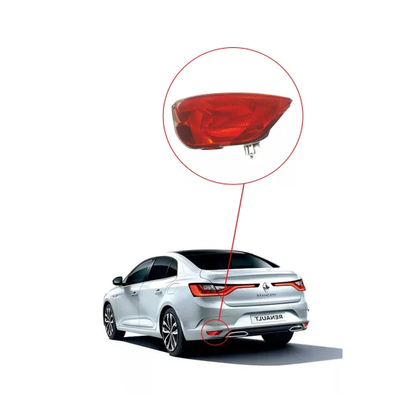 Renault Megane 4 Sedan Arka Sis Far Lambası Reflektör - SOL - 265855907R