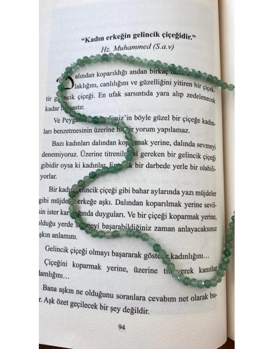 A Kalite Kesme Doğal  Aventurin Taşı Bileklik 4mm