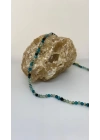 A Kalite Kesme Doğal Akik Taşı Kolye 4mm