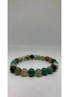 A Kalite Madagaskar Akik DoğalTaş Bileklik 8mm