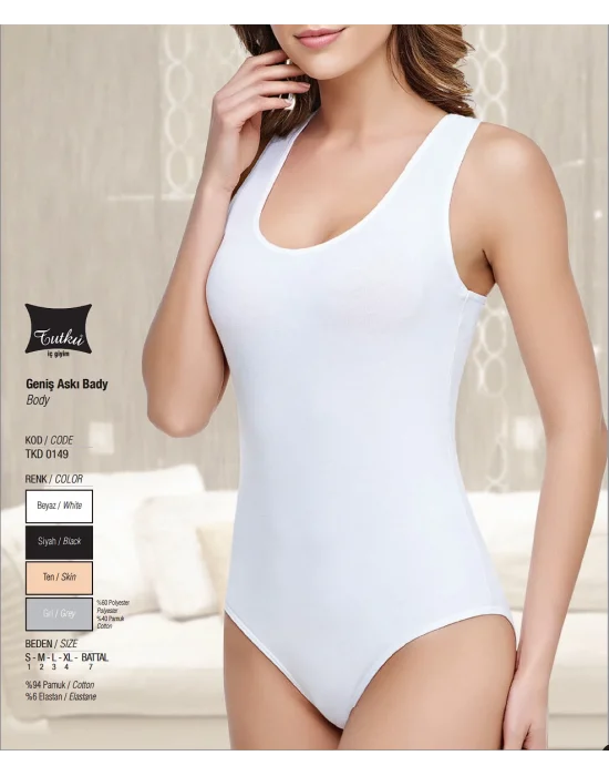 Tutku Bayan Geniş Askı Bady