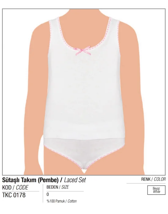 Tutku Kız Sütaşlı Takım