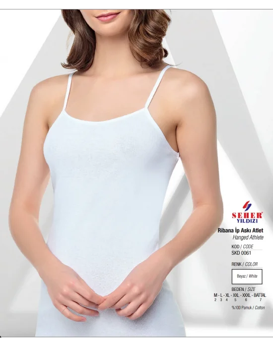 Seher Bayan Ribana İp Askılı Atlet