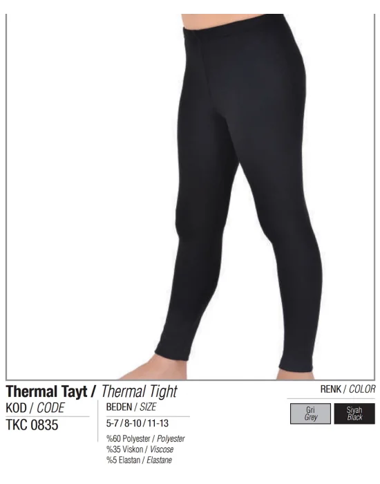 Tutku Kız Thermal Tayt