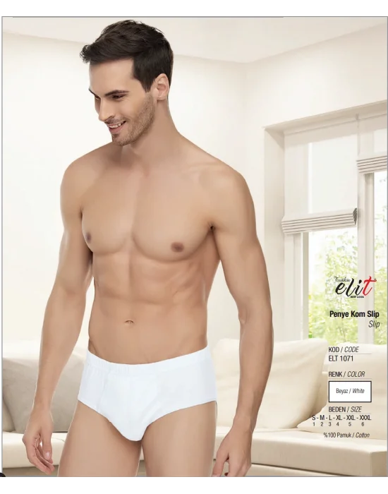 Elit Erkek Penye Kom Slip