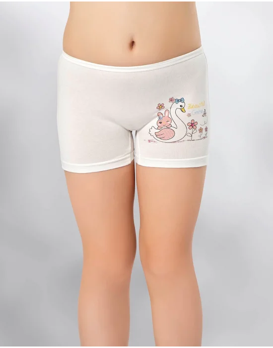 Kota Kız Çocuk Parça Baskılı Şort