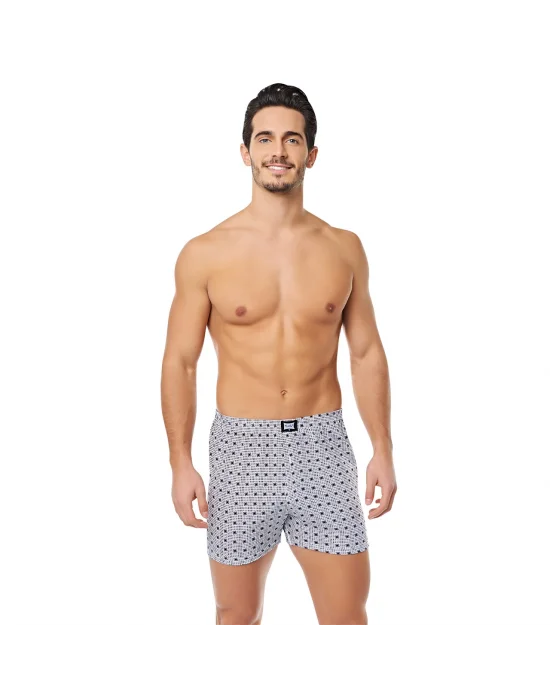 Tutku Erkek Penye Desenli Boxer