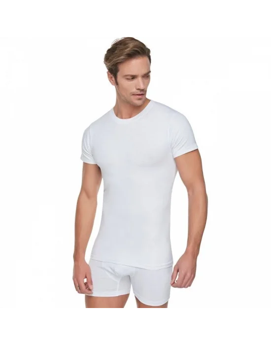 Elit Erkek Penye Sıfır Yaka Atlet