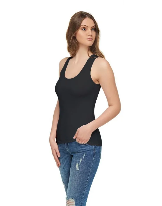 Tutku Bayan Elastan Geniş Askı Atlet