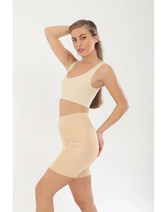 Wakor Lazer Kesim Paçalı Silikonlu Korse W4401