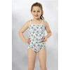 Kota Kız Çocuk Baskılı Bikinili Takım