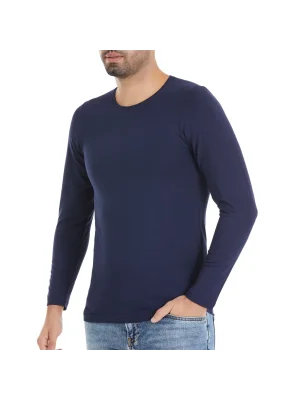 Yıldız Modal O Yaka Uzun Kol Lacivert