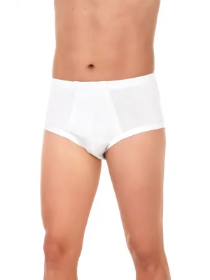 Yıldız Ribana Bantlı Slip Beyaz