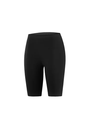 Yıldız Likralı Kısa Tayt Siyah