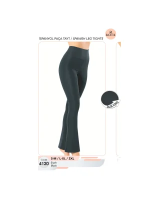 Kota Bayan Modelli Dalgıç İspanyol Paça Tayt