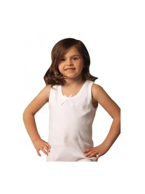 YILDIZ RİBANA ALTERNATİF GENİŞ ASKILI ATLET BEYAZ