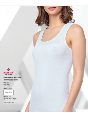 Seher Bayan Ribana Geniş Askılı Atlet