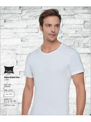 Tutku Erkek Ribana Bisiklet Yaka Atlet