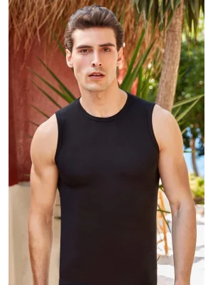 BERRAK 1026 LİKRALI SÜPREM ERKEK KOLSUZ BİSİKLET YAKA (RESİMLİ PAKET)