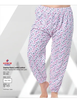 Seher Bayan Empirme Pijama Lastikli Paça